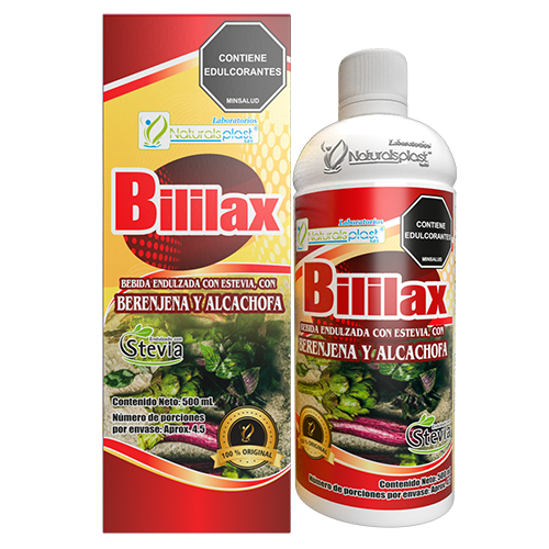 MOCKUP BILILAX X 500 ML CAJA Y ENVASE-Vista actual