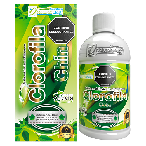 MOCKUP CHIN CLOROFILA X 400 ML CAJA Y ENVASE-Vista actual