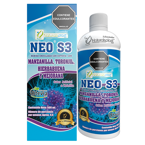 MOCKUP NEO S3 X 500 ML CAJA Y ENVASE-Vista actual